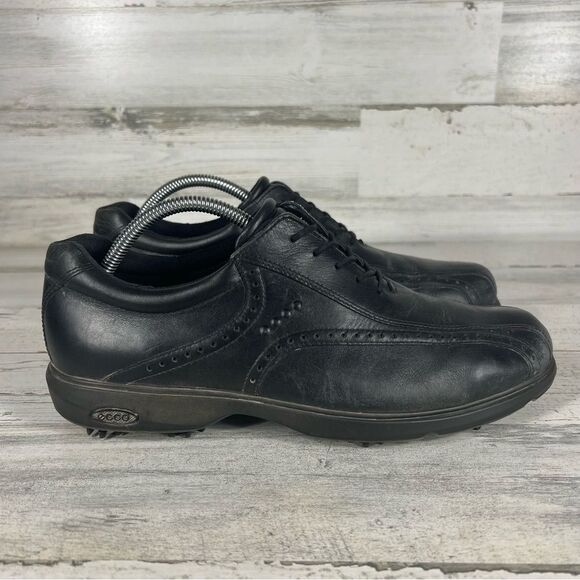 Ecco hydro max waterproof leather golf shoes Mens‎ 9 - Picture 1 of 9